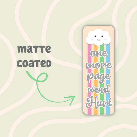 BOOKMARK - ONE MORE PAGE