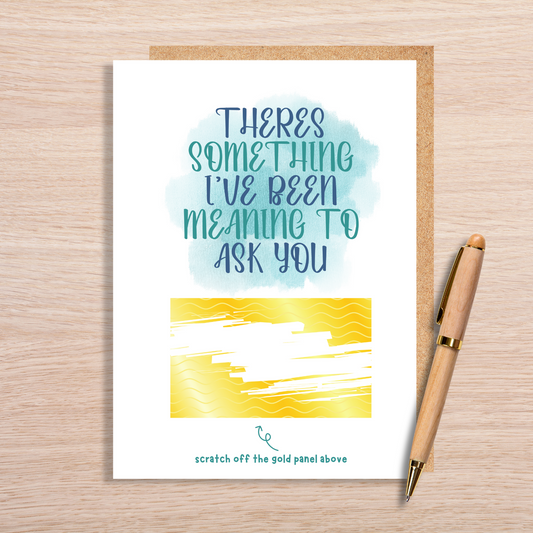 SOMETHING TO ASK YOU SCRATCH OFF CARD